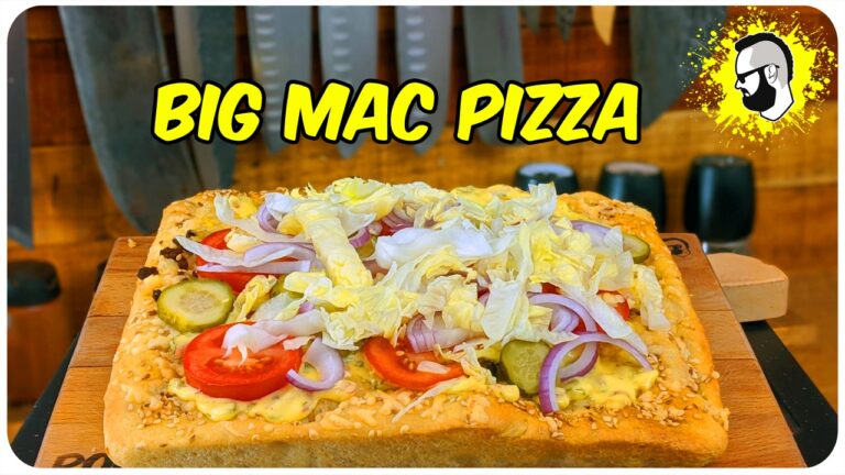 Mehr über den Artikel erfahren Big Mac Pizza REZEPT