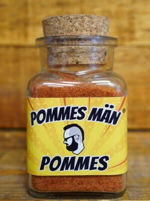 Pommes Gewürz im Glas