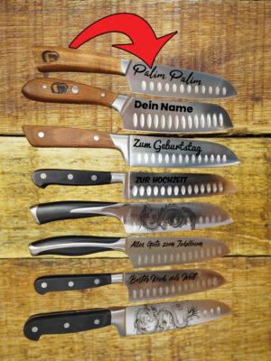Messer mit Gravur