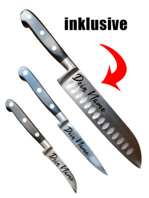 Fumpelstich Messerset 3-teilig mit Gravur