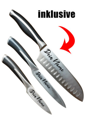 Tüddelspitz Messerset 3-teilig mit Gravur