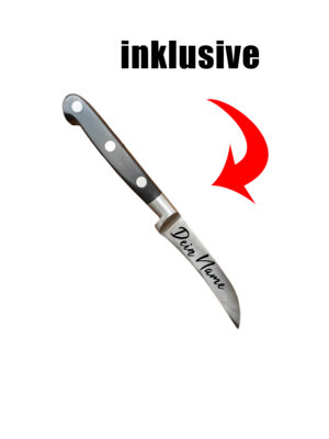 Schälmesser mit Gravur Fumpelstich