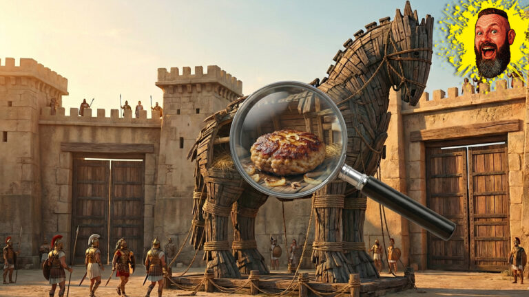 Mehr über den Artikel erfahren 🐴 Trojanische Buletten (Gefüllte Hacksteaks)