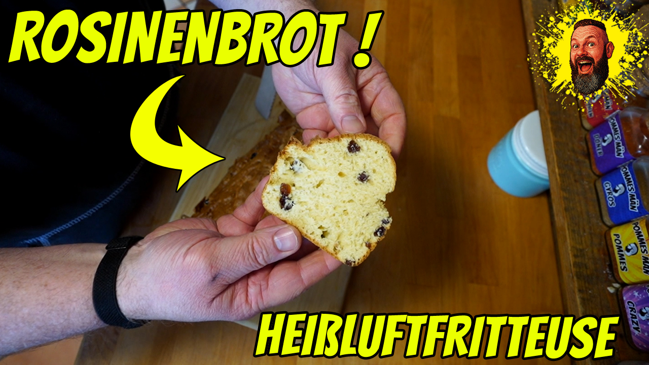 Mehr über den Artikel erfahren Das Ruck-Zuck-Rosinenbrot (Air Fryer Edition)
